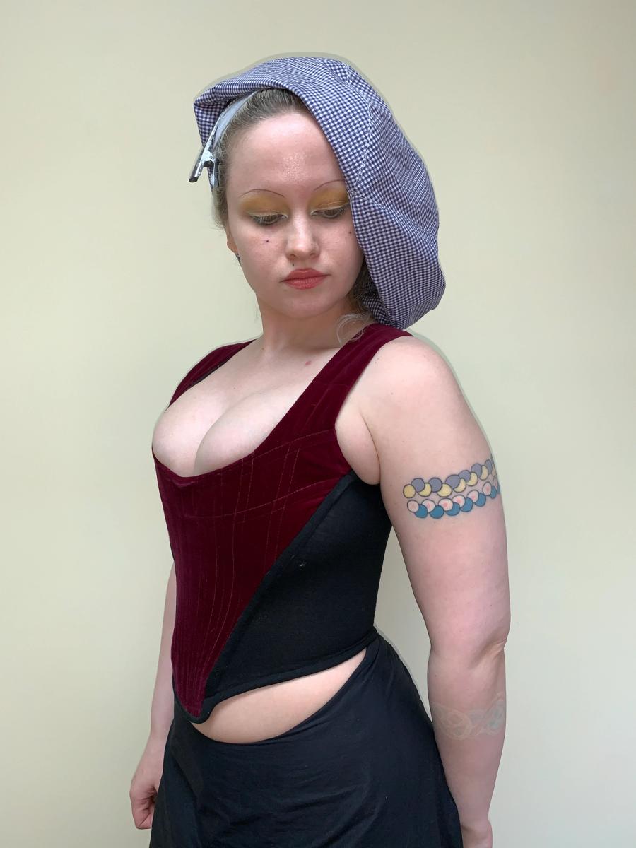 1987 Vivienne Westwood 'Harris Tweed' Collection Velvet Corset product image