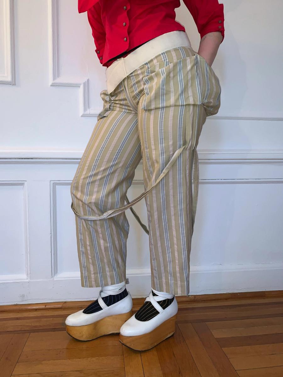 1990s Vivienne Westwood Gold Label Bondage Trousers product image