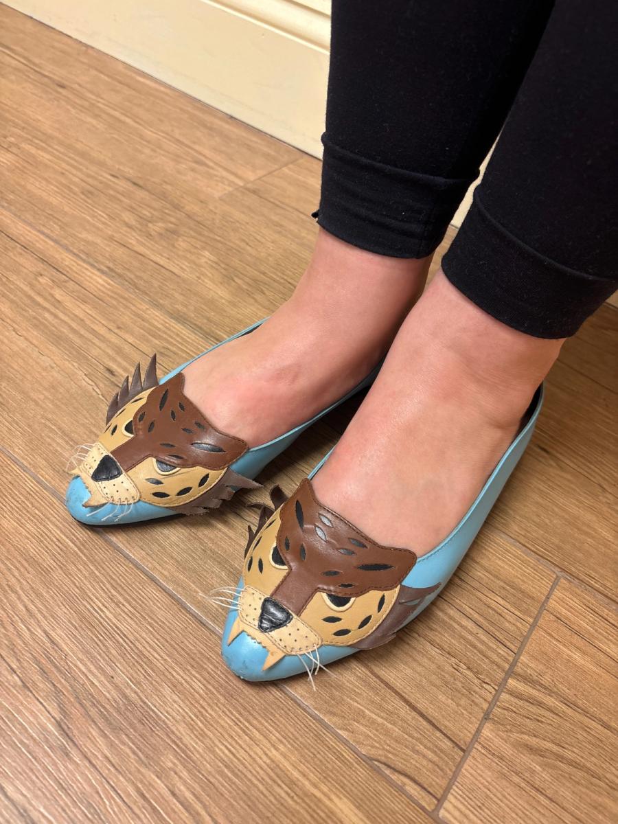 Marjan Pejoski Wild Cat Leather Flats product image