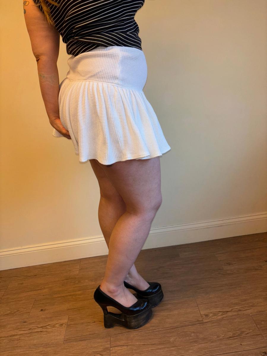 80s Norma Kamali Thermal Skirt product image