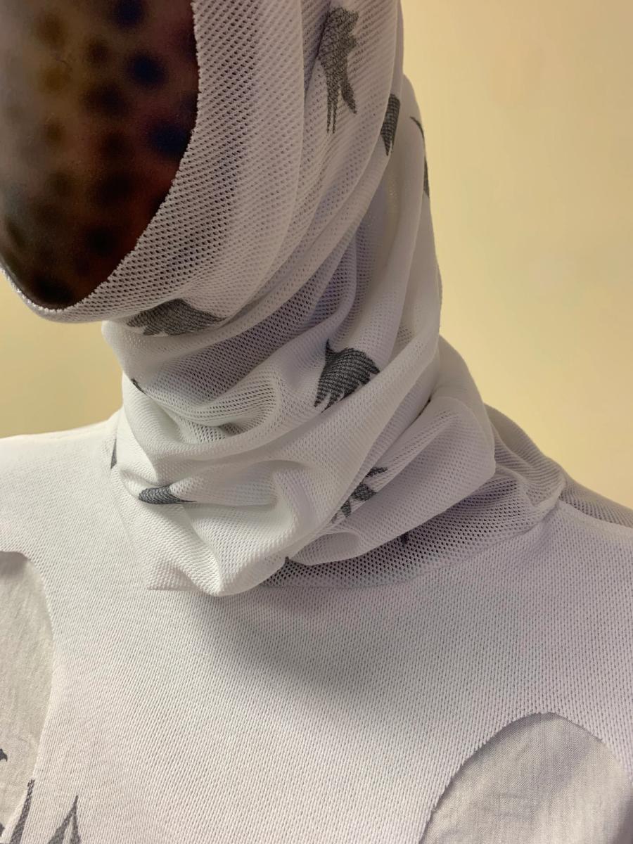 Alpha Male Top With Cotton Mesh Hood product image