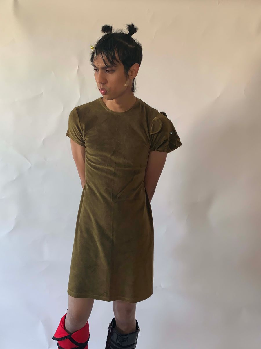 Castelbajac Teddy Bear Sleeve Minidress product image