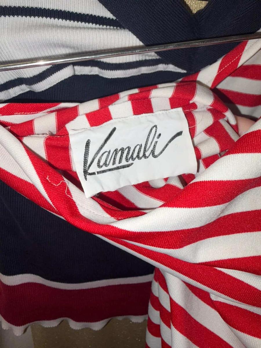 1970s Kamali Striped Dress product image