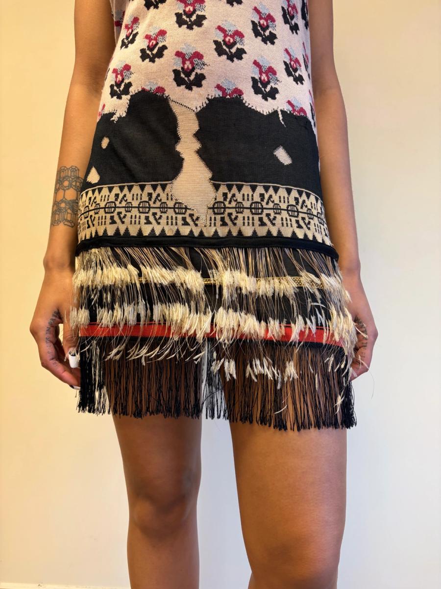 Chanel Knit Dress with Feathers product image