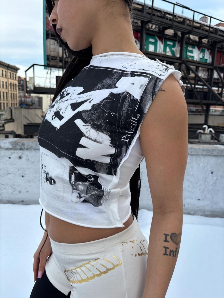 NANA Detachable Fur Tee 1 product image