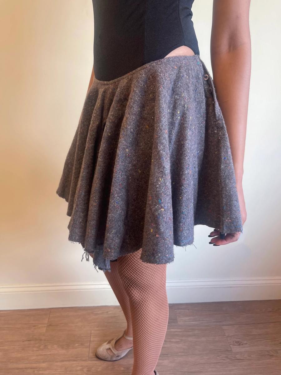 Nozomi Ishiguro Confetti Tweed Skort product image