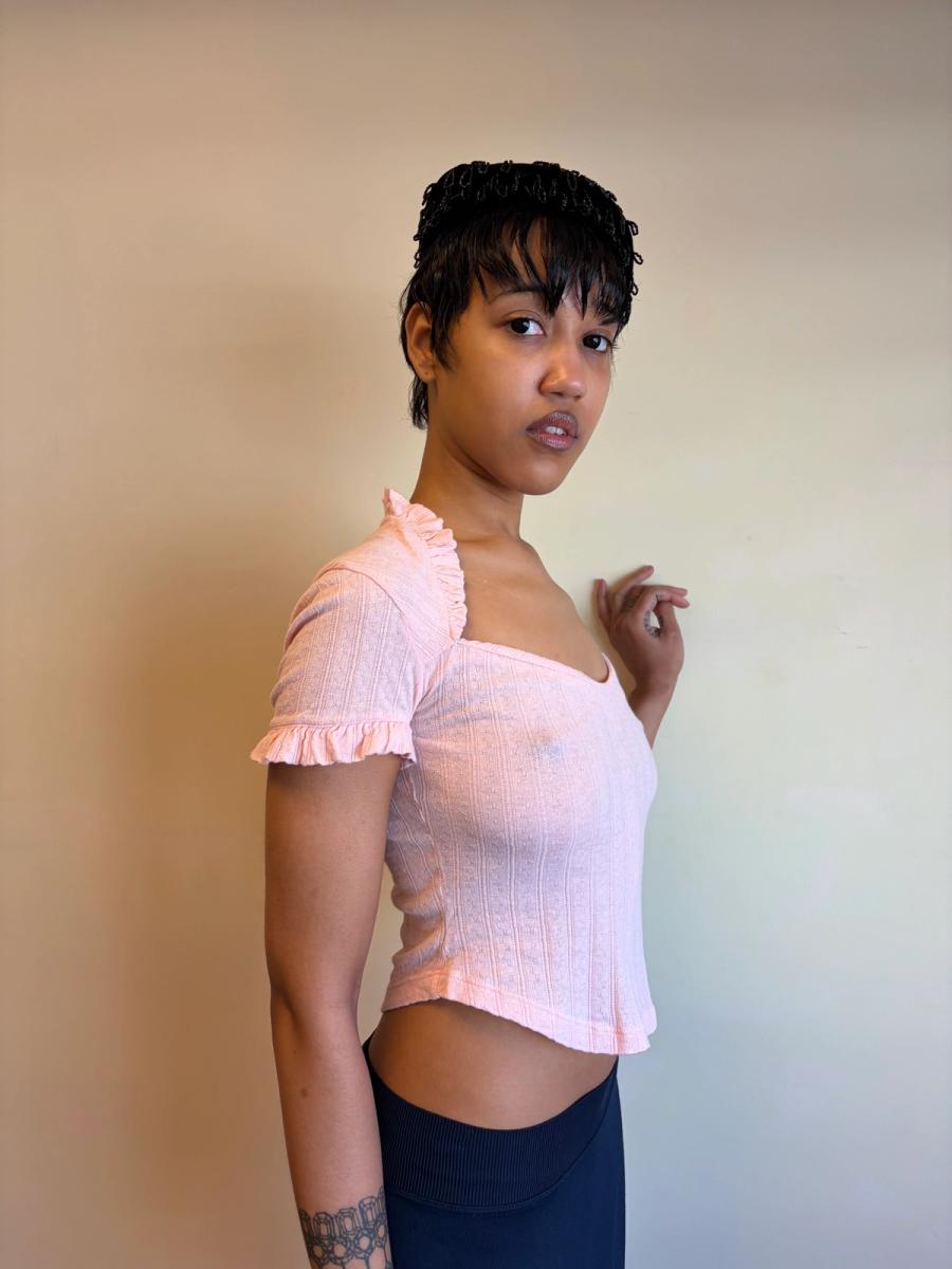 90s Vivienne Westwood Pink Pointelle Top product image