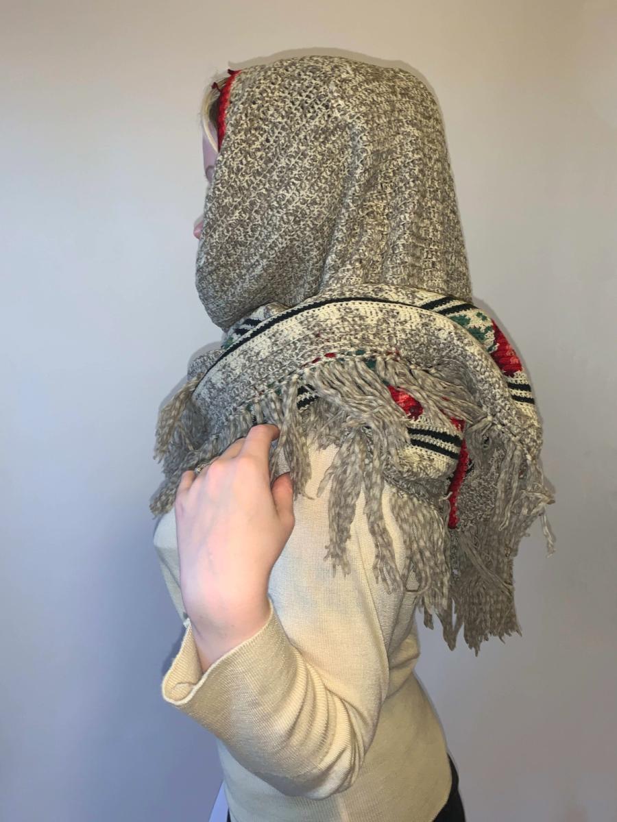 Victorian Rose Knit Shawl product image