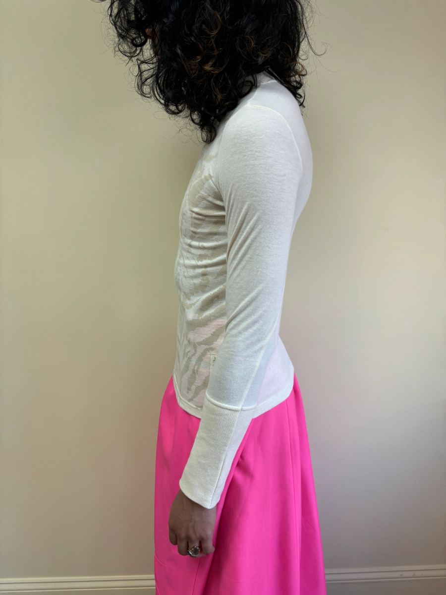Krizia White Tiger Sweater product image