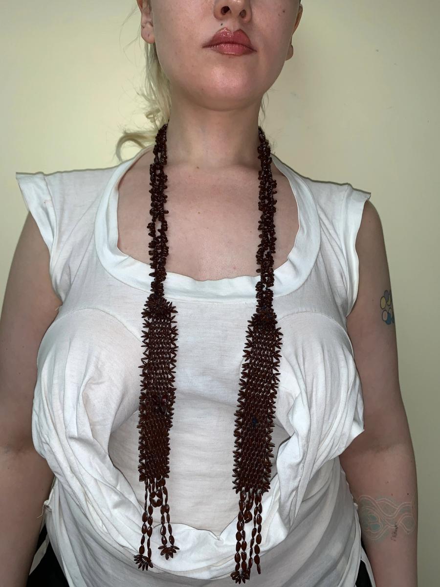 19th Century French Seed Bead Necklace product image