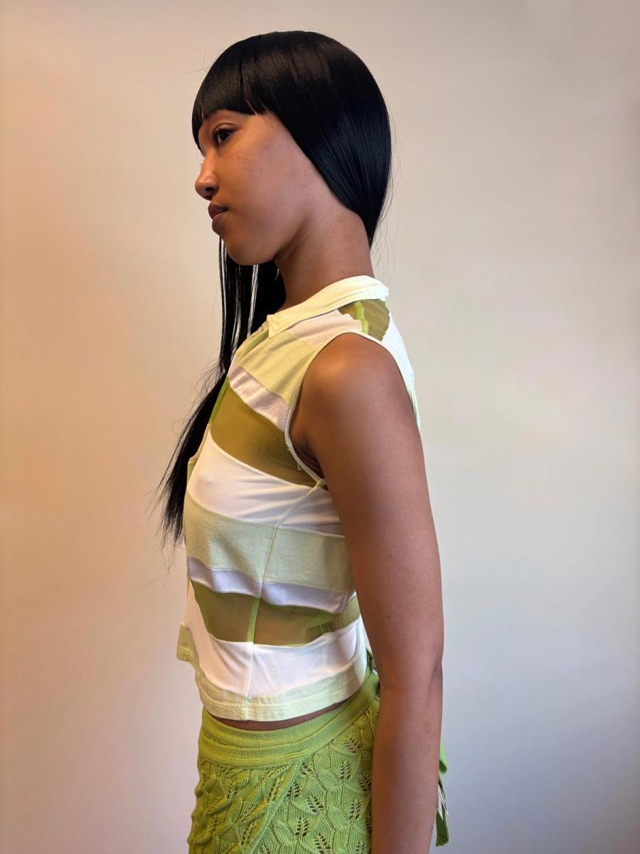 Marithé Francois Girbaud Cutout Mesh Tanktop product image