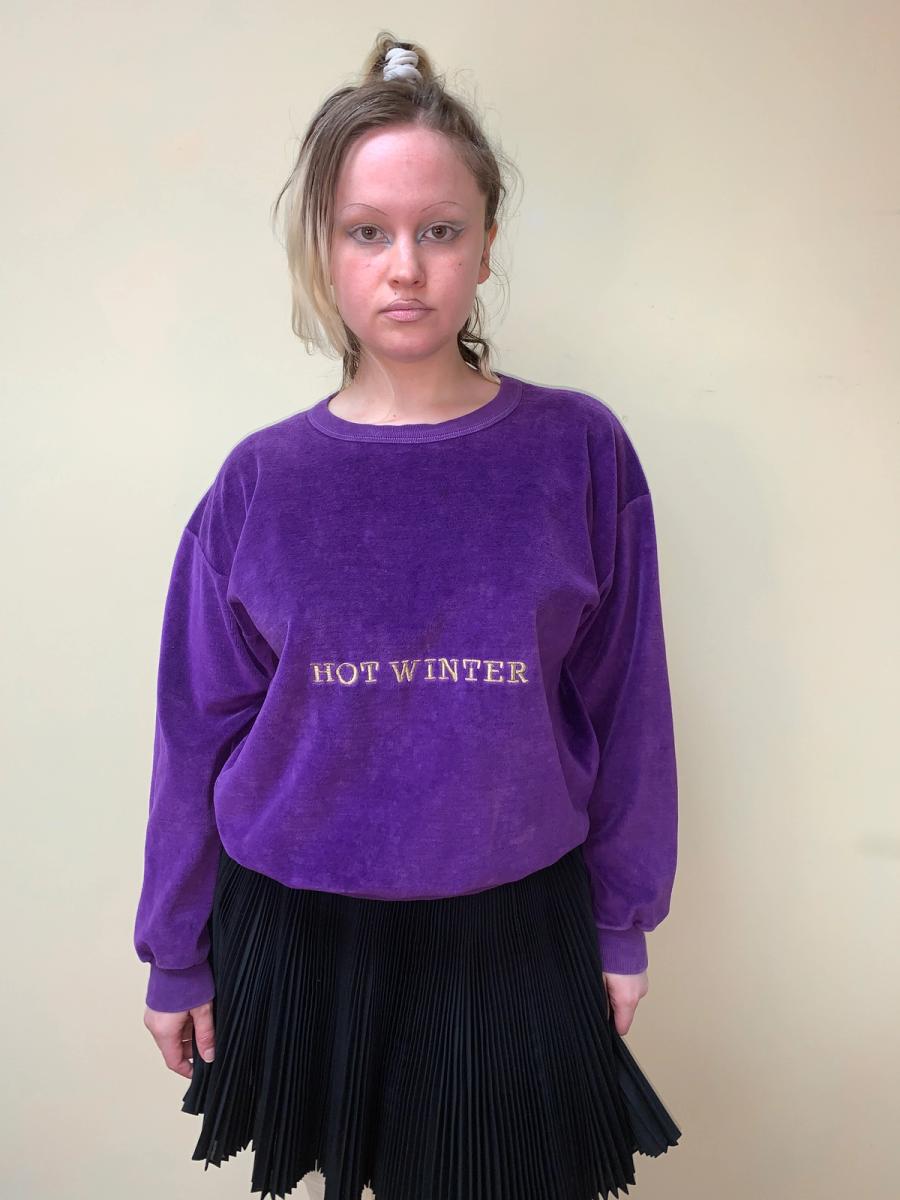 1980s Sonia Rykiel "Hot Winter" Sweatshirt product image