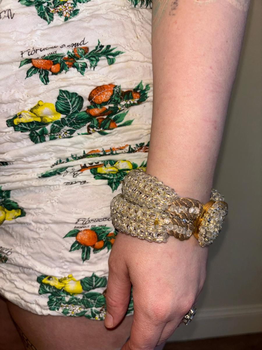 1960s Glass Bead and Rope Bracelet product image