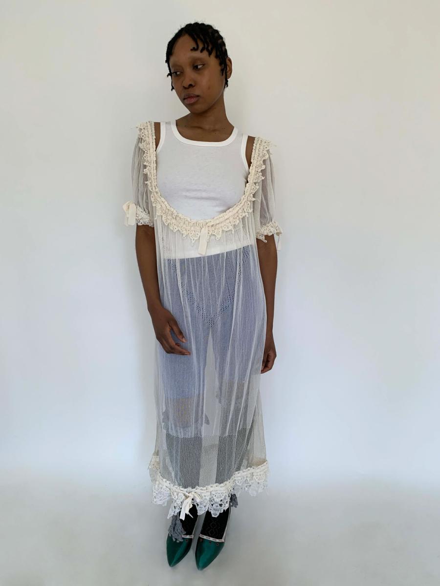 Vivienne Westwood SS 1996 Sheer Knitted Dressing Gown product image