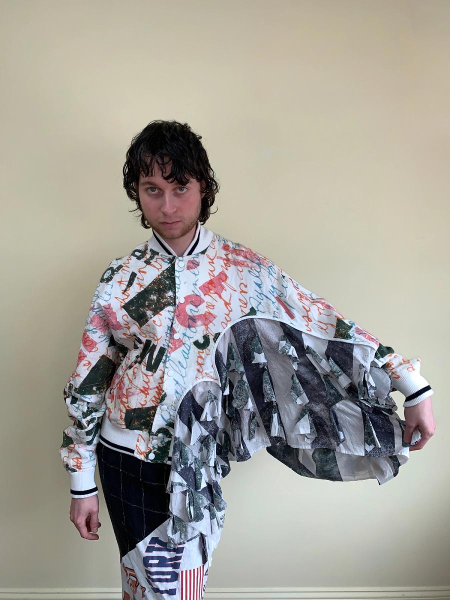 Nozomi Ishiguro Shredded Heart Shape Jacket product image