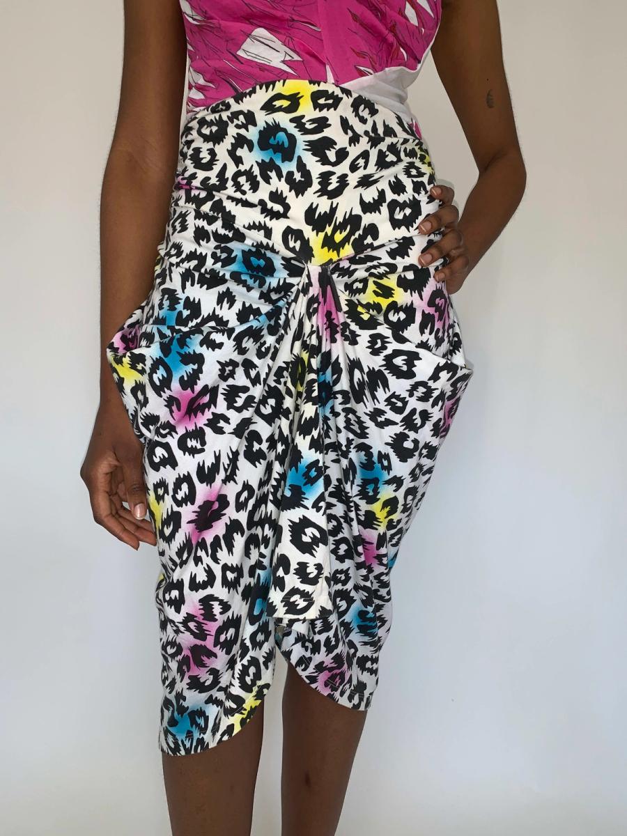 Jeremy Scott Leopard Print Skirt product image