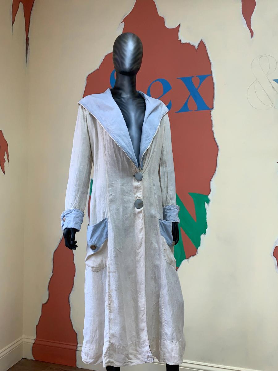 Edwardian Duster with Baby Blue Accents  product image