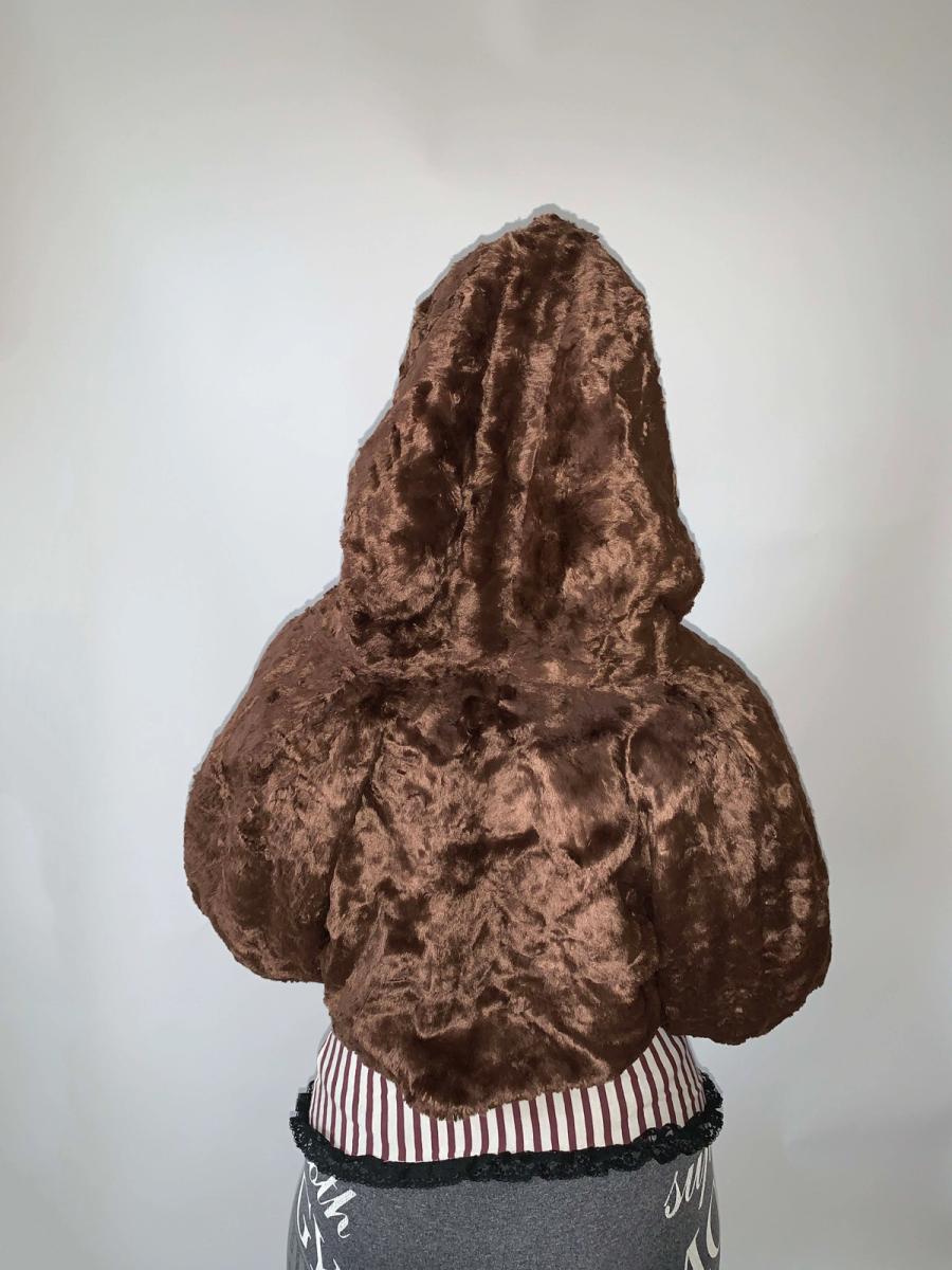 Norma Kamali Leopard Shawl Cropped Jacket  product image