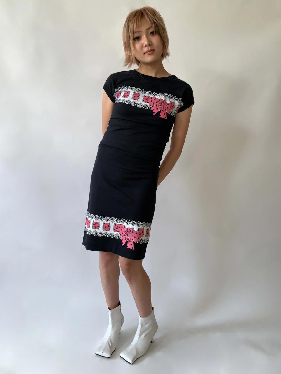 80s Chantal Thomass Trompe L'oeil Ribbon Set product image