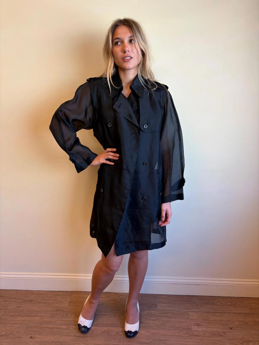 80s Junior Gaultier Sheer Trench product image