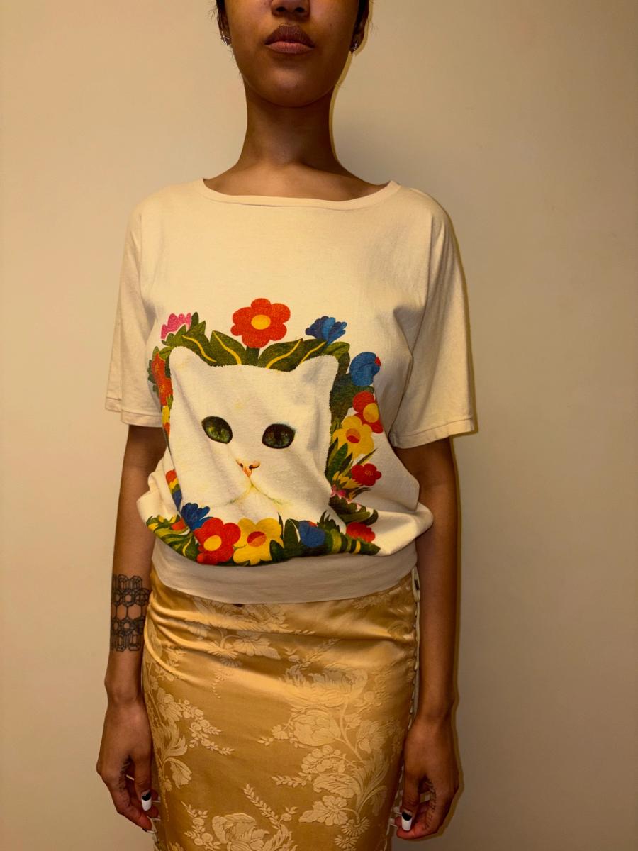 80s Krizia Cat Shirt product image