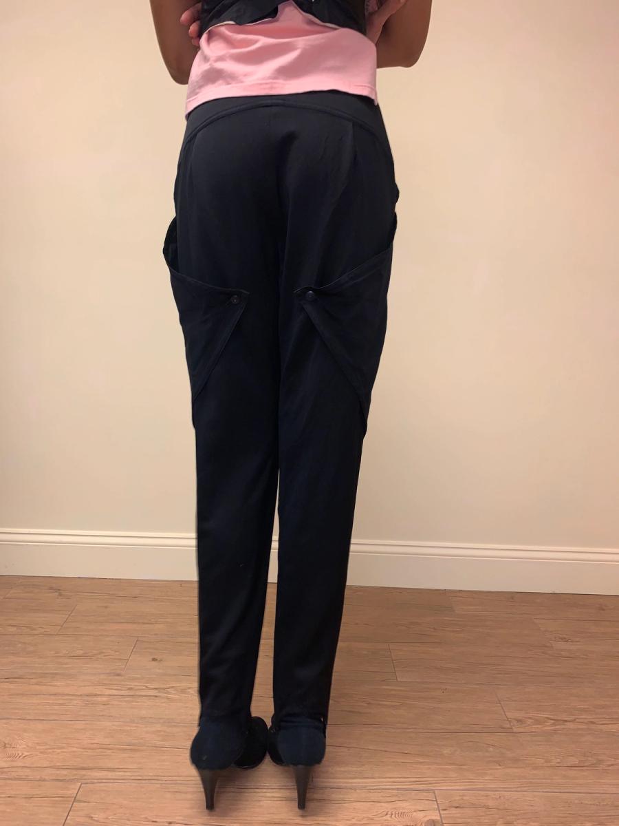 Kansai Yamamoto Stirrup Pants With Buttoning Winged Detail product image