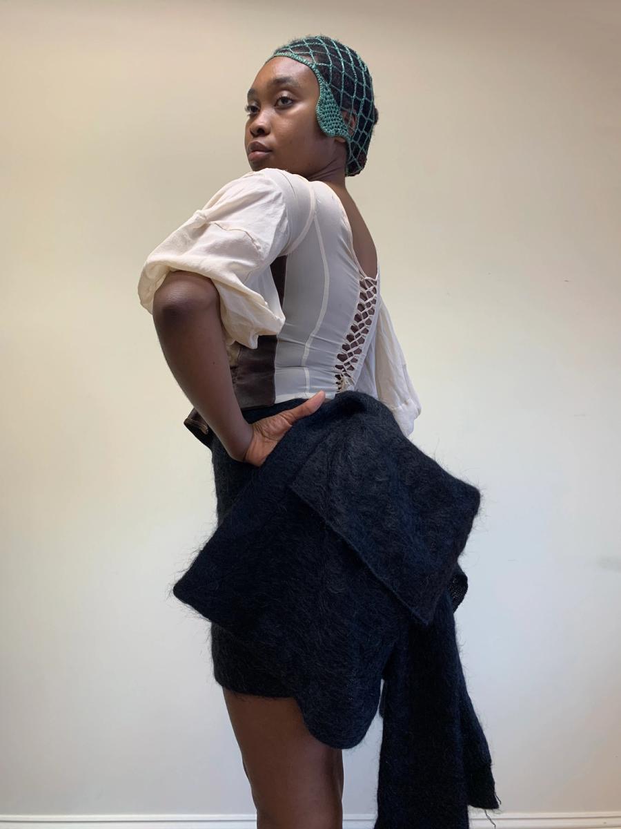 Vivienne Westwood 1992 Runway Mohair Bustle Skirt product image