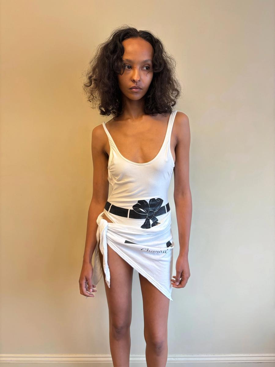 80s Chantal Thomass Bow Swimsuit product image