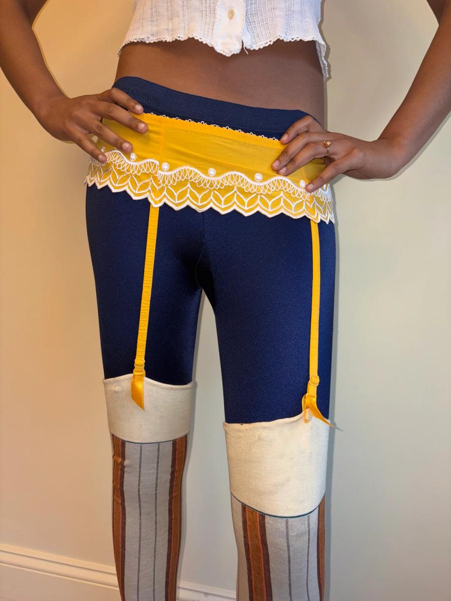 90s Ravage Yellow Garter Belt product image
