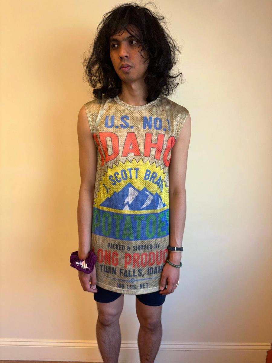 Jeremy Scott Potato Sack Jersey Dress product image