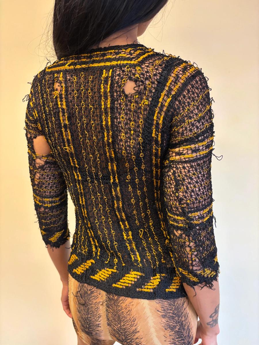 1930s Italian Handmade Knit Top product image
