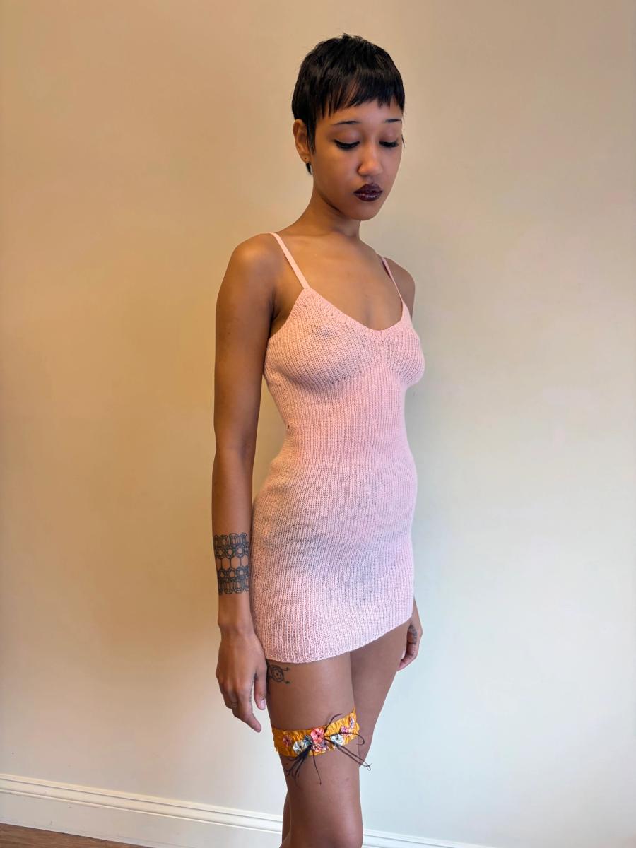 1930 Knit Bubblegum Pink Slip product image