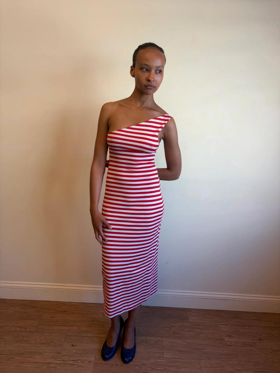 1970s Kamali Striped Dress product image