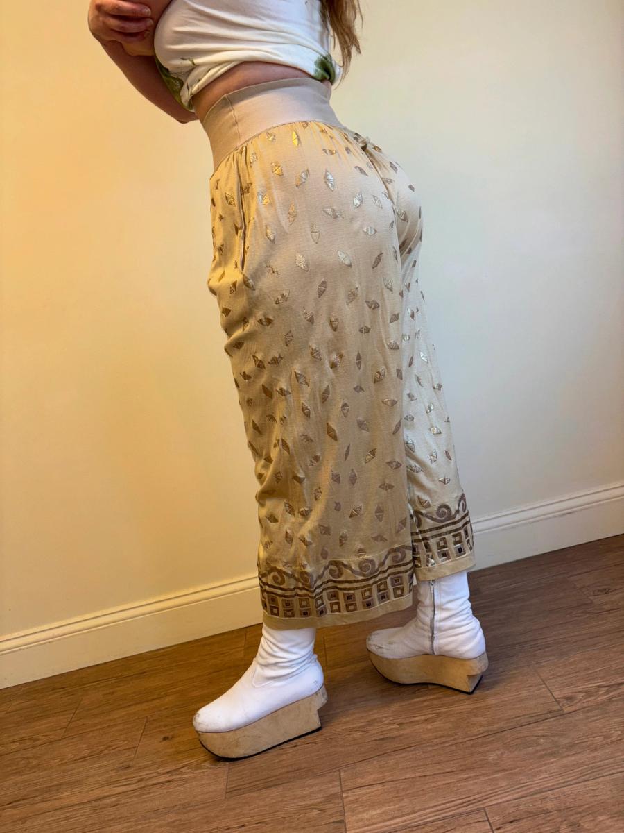 1980s Gaultier Gold Foiled Pants  product image