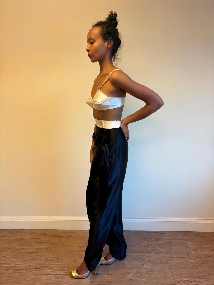 1980s Norma Kamali OMO Convertible Skirt Pant product image