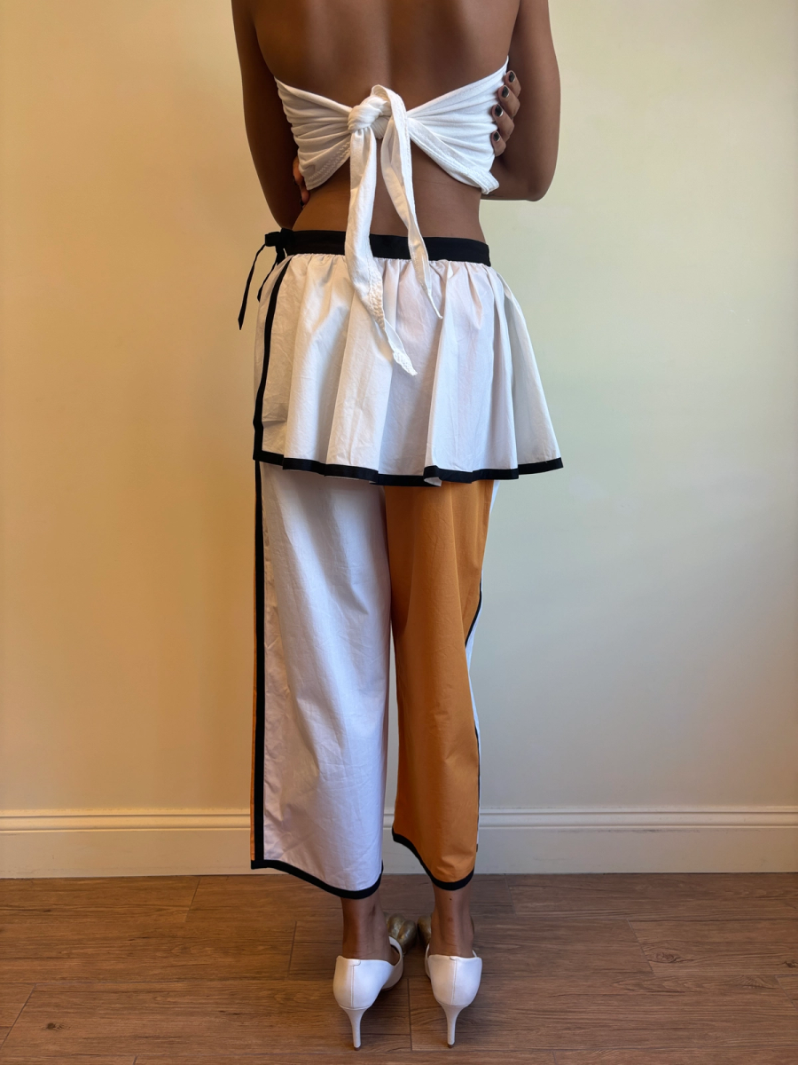 Spring/Summer 1992 Chantal Thomass Color Blocked Skirt Pants product image