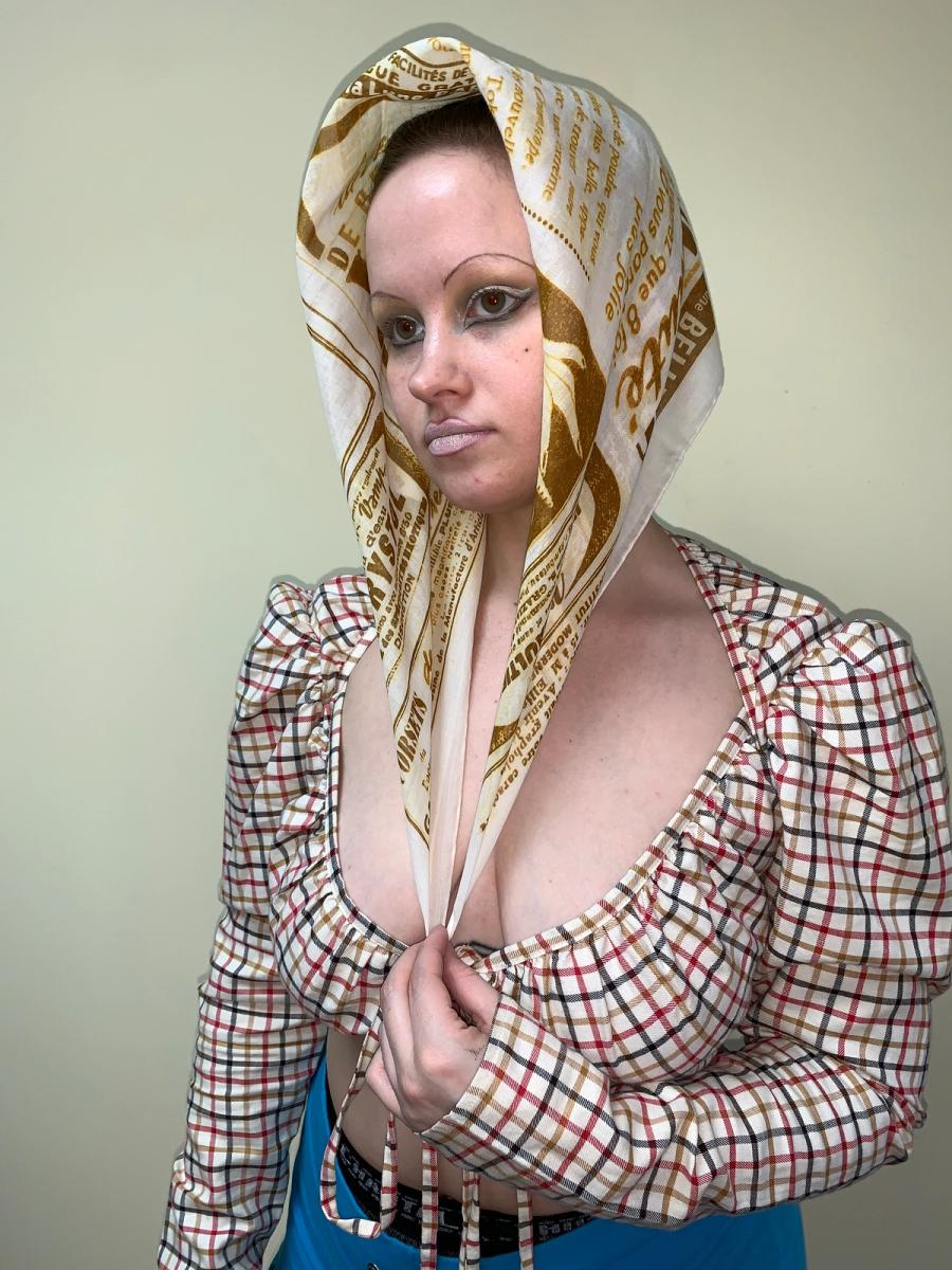 Jean Paul Gaultier Newsprint Handkerchief product image