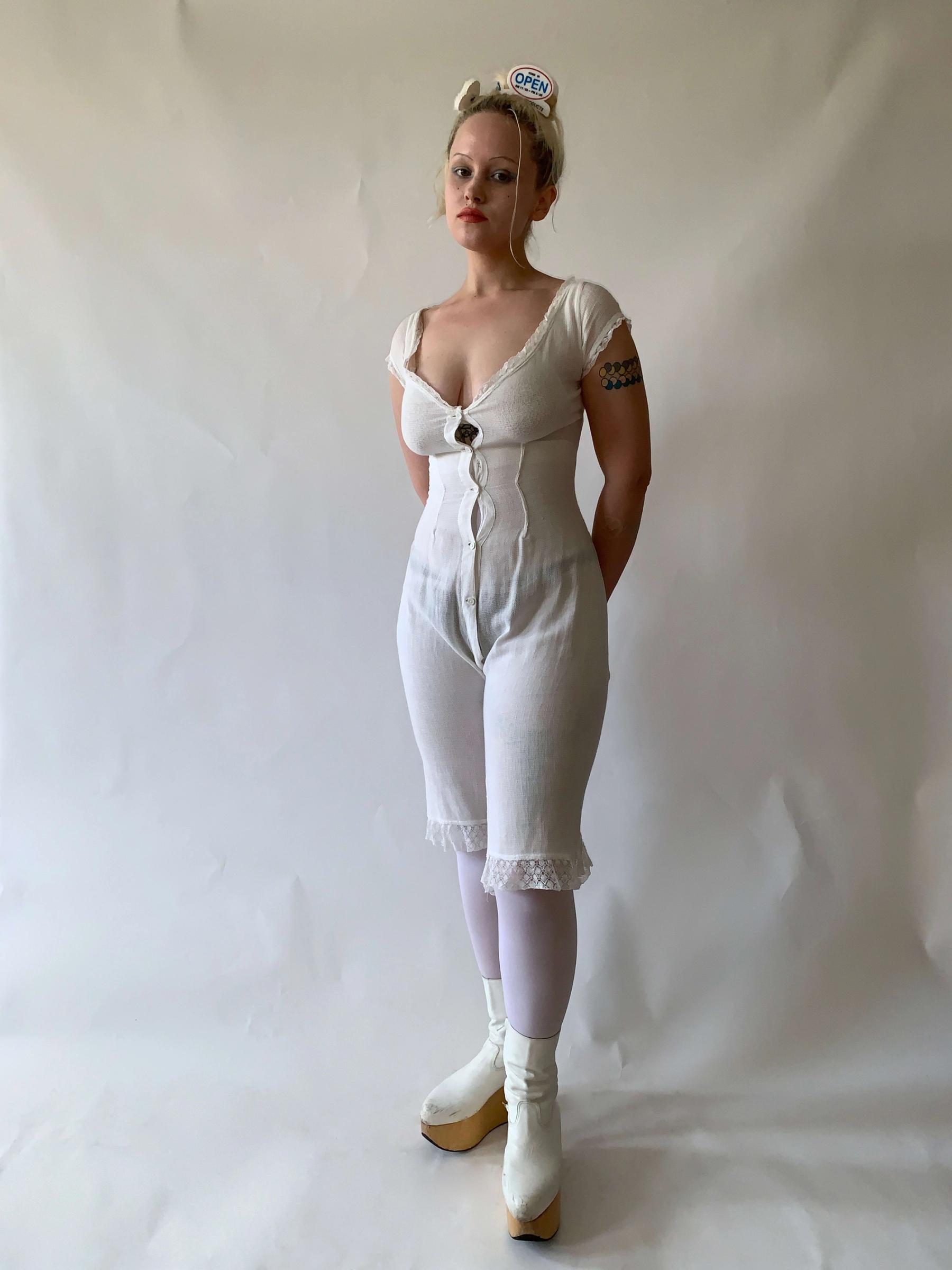 An experiment with Edwardian underwear - making combinations 