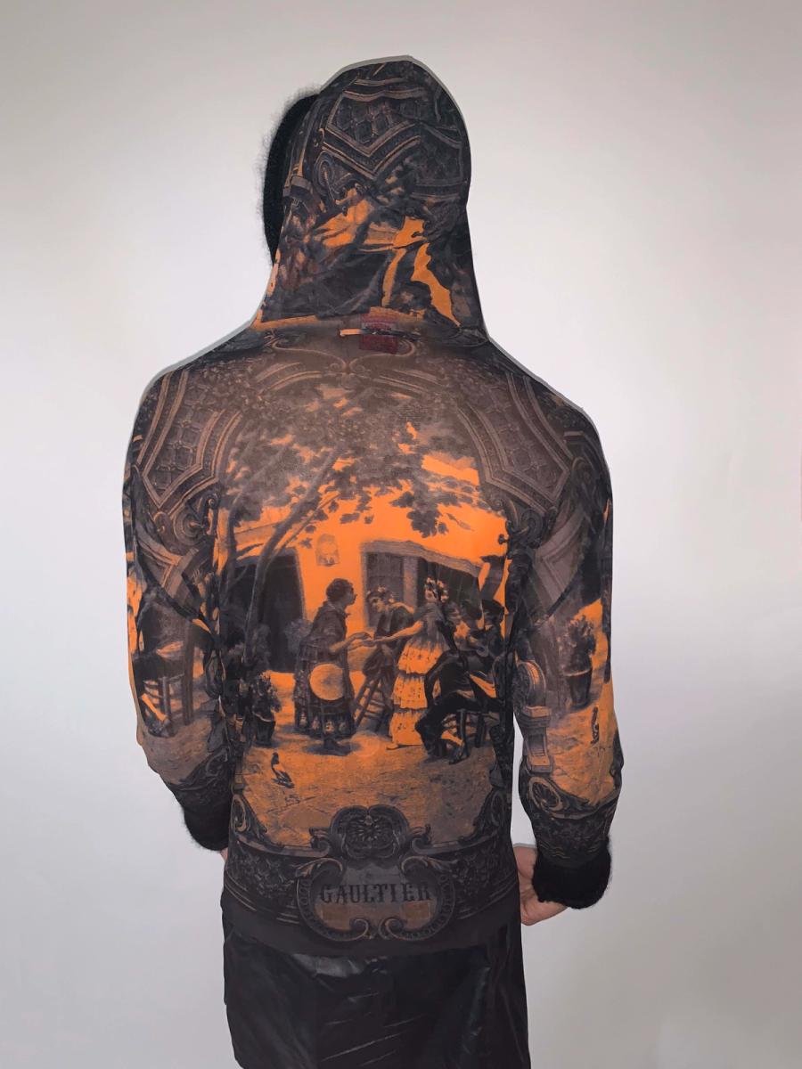 Jean Paul Gaultier Hooded Toile Mesh Top product image