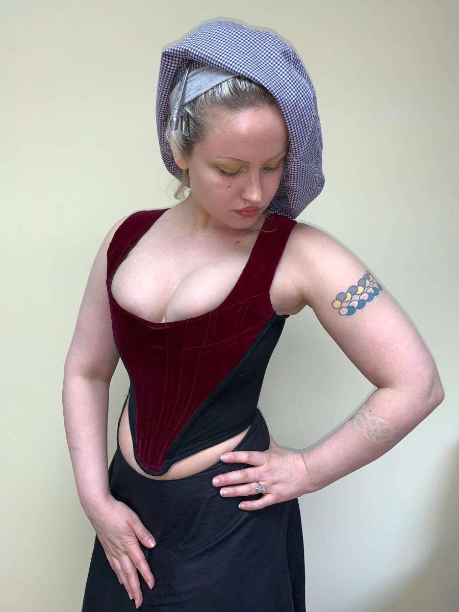 1987 Vivienne Westwood 'Harris Tweed' Collection Velvet Corset product image