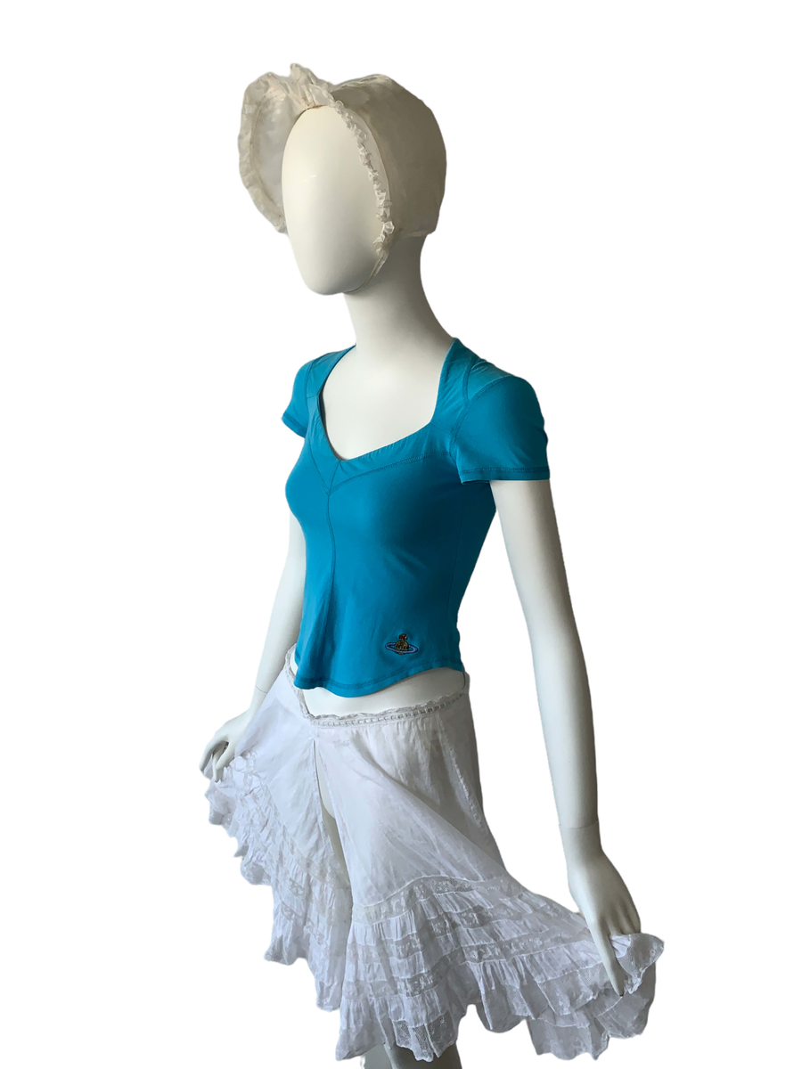 French Antique Blue Lace Bloomers product image