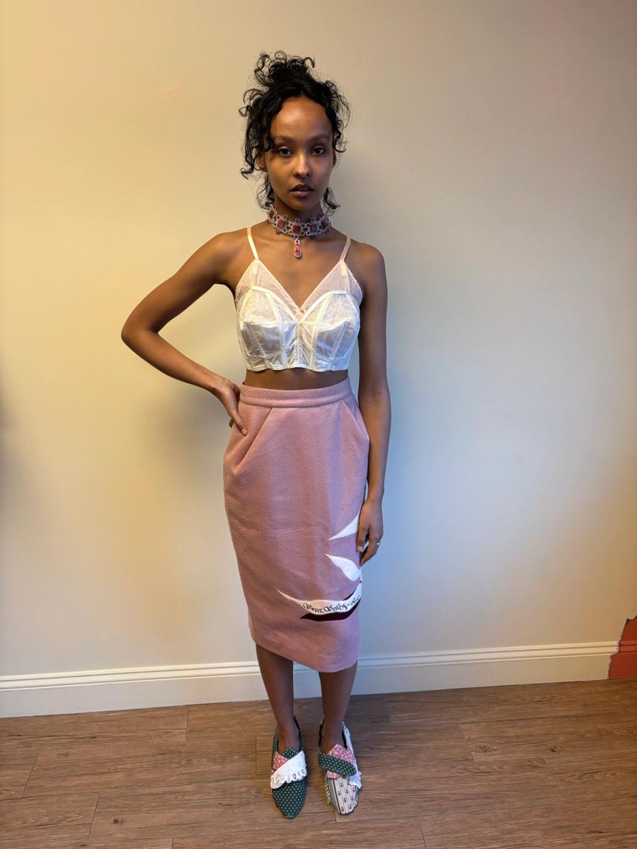 Obscure Desire of Bourgeoisie Felt Portrait Skirt product image