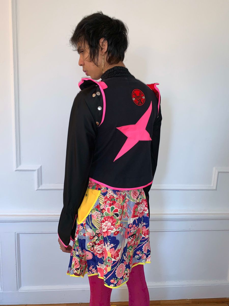 Takuya Angel Hot Pink Shirt With 'Wings' product image