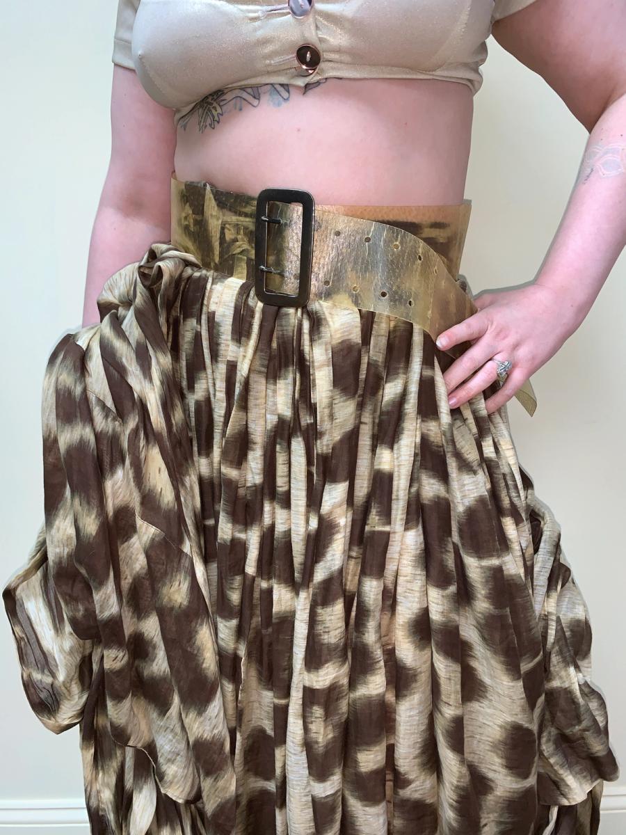 90s Beauty: Beast Clear Leather Belt product image