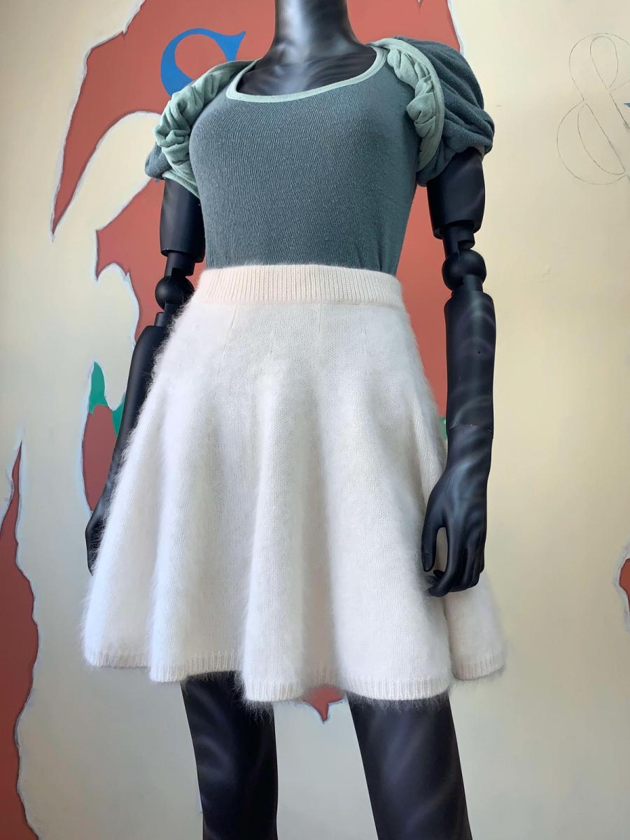 90s Chantal Thomass Mohair Skirt product image