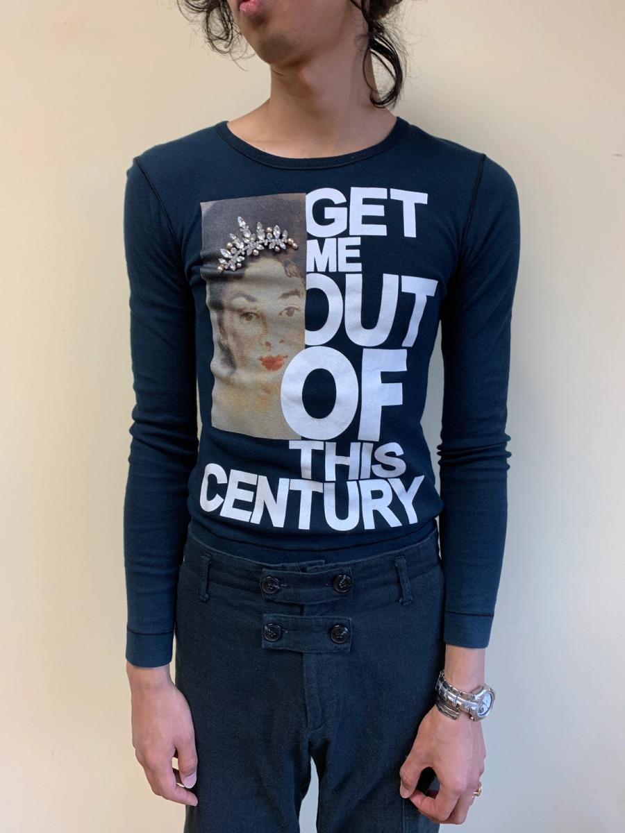 ''Get Me Out Of This Century" Embellished Tee 