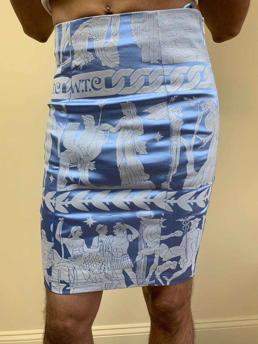 KTZ Skirt with Puffy Greek Print product image