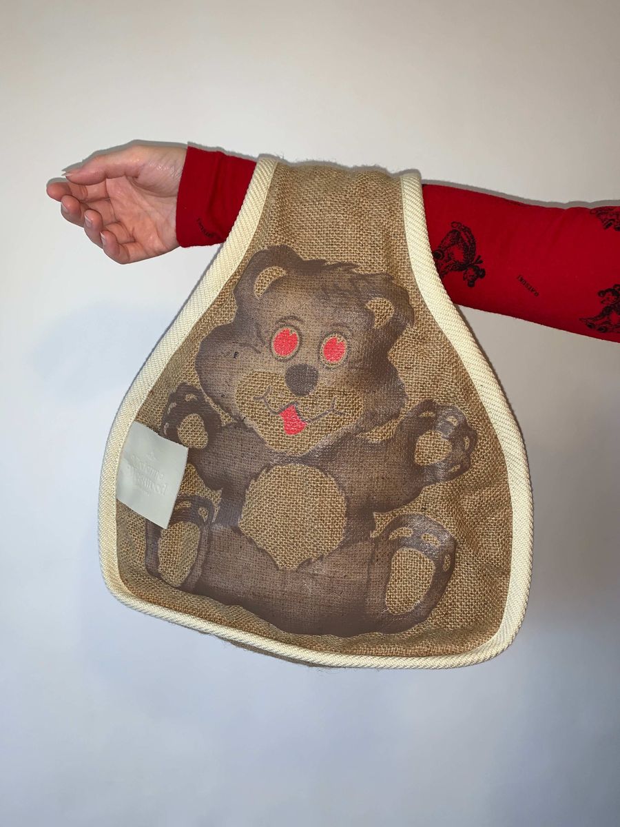 Vivienne Westwood Teddy Bear Burlap Purse product image