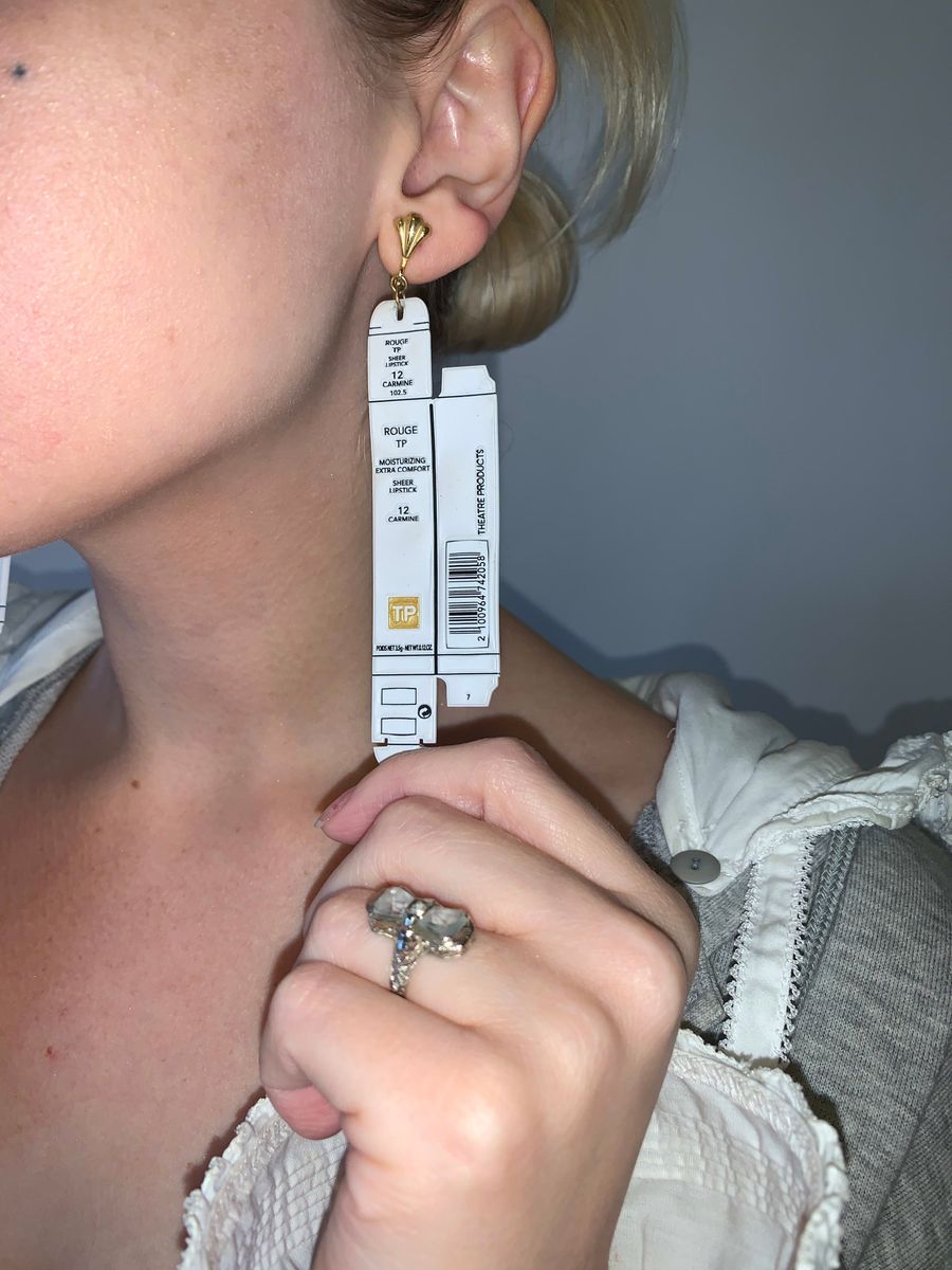 Theatre Products Lipstick Box Earrings product image