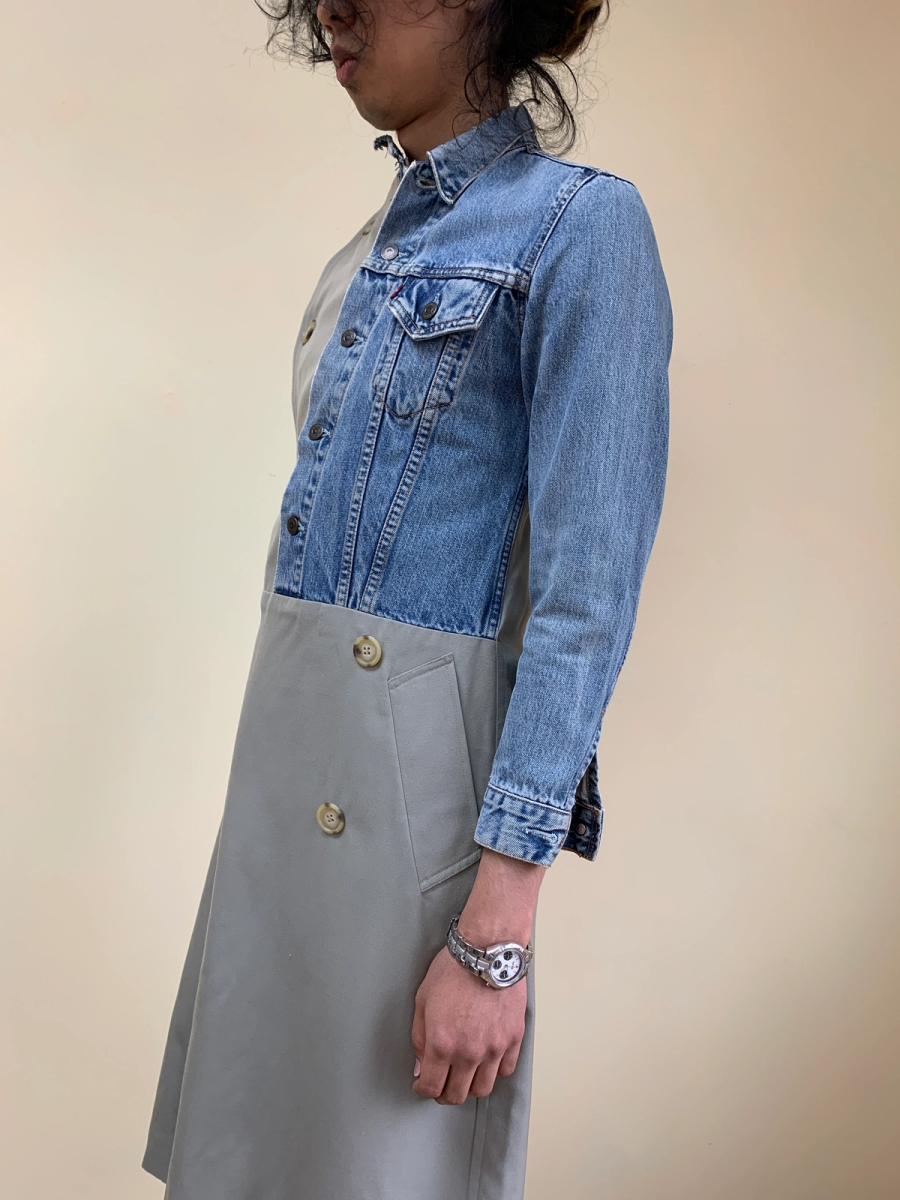 Yeah Right!! Trench and Denim Jacket Combination product image